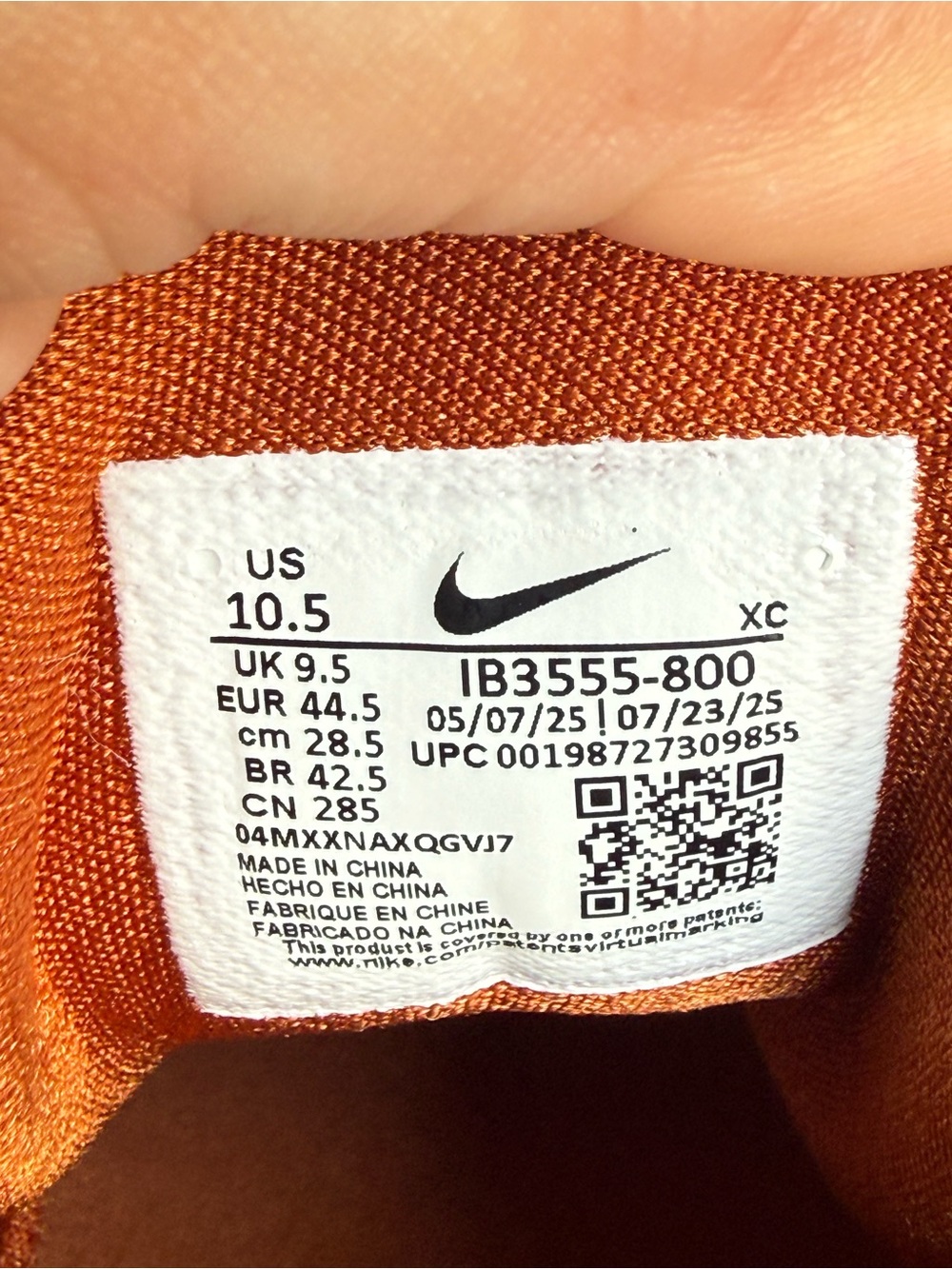 Size 10.5 - Nike Zoom KD 4 Texas Longhorns Desert Orange White 2025 - Picture 4 of 8
